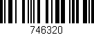 Código de barras (EAN, GTIN, SKU, ISBN): '746320'