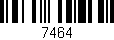 Código de barras (EAN, GTIN, SKU, ISBN): '7464'