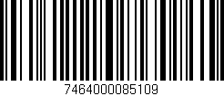 Código de barras (EAN, GTIN, SKU, ISBN): '7464000085109'