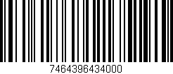 Código de barras (EAN, GTIN, SKU, ISBN): '7464396434000'