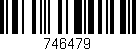 Código de barras (EAN, GTIN, SKU, ISBN): '746479'