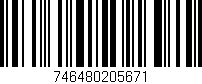 Código de barras (EAN, GTIN, SKU, ISBN): '746480205671'