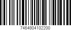 Código de barras (EAN, GTIN, SKU, ISBN): '7464804102200'