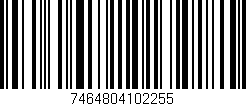 Código de barras (EAN, GTIN, SKU, ISBN): '7464804102255'