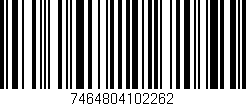 Código de barras (EAN, GTIN, SKU, ISBN): '7464804102262'