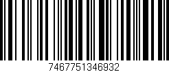 Código de barras (EAN, GTIN, SKU, ISBN): '7467751346932'