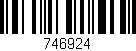 Código de barras (EAN, GTIN, SKU, ISBN): '746924'