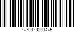 Código de barras (EAN, GTIN, SKU, ISBN): '7470873289445'