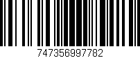 Código de barras (EAN, GTIN, SKU, ISBN): '747356997782'