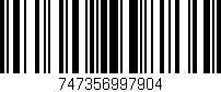Código de barras (EAN, GTIN, SKU, ISBN): '747356997904'