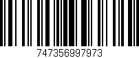 Código de barras (EAN, GTIN, SKU, ISBN): '747356997973'
