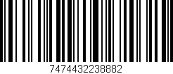 Código de barras (EAN, GTIN, SKU, ISBN): '7474432238882'