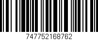 Código de barras (EAN, GTIN, SKU, ISBN): '747752168762'