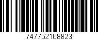 Código de barras (EAN, GTIN, SKU, ISBN): '747752168823'