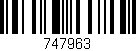 Código de barras (EAN, GTIN, SKU, ISBN): '747963'