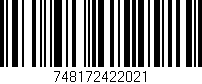 Código de barras (EAN, GTIN, SKU, ISBN): '748172422021'