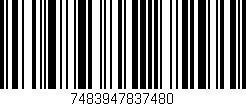 Código de barras (EAN, GTIN, SKU, ISBN): '7483947837480'