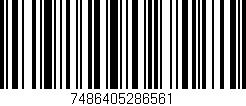 Código de barras (EAN, GTIN, SKU, ISBN): '7486405286561'