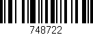 Código de barras (EAN, GTIN, SKU, ISBN): '748722'