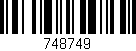 Código de barras (EAN, GTIN, SKU, ISBN): '748749'