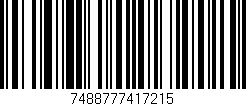 Código de barras (EAN, GTIN, SKU, ISBN): '7488777417215'