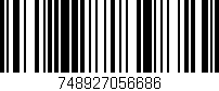 Código de barras (EAN, GTIN, SKU, ISBN): '748927056686'