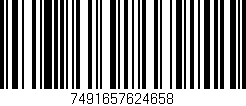 Código de barras (EAN, GTIN, SKU, ISBN): '7491657624658'