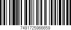 Código de barras (EAN, GTIN, SKU, ISBN): '7491725966659'