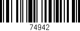Código de barras (EAN, GTIN, SKU, ISBN): '74942'