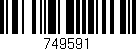 Código de barras (EAN, GTIN, SKU, ISBN): '749591'