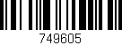 Código de barras (EAN, GTIN, SKU, ISBN): '749605'