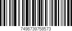Código de barras (EAN, GTIN, SKU, ISBN): '7496739758573'