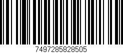 Código de barras (EAN, GTIN, SKU, ISBN): '7497285828505'