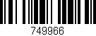 Código de barras (EAN, GTIN, SKU, ISBN): '749966'