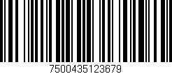 Código de barras (EAN, GTIN, SKU, ISBN): '7500435123679'