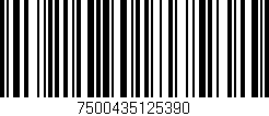 Código de barras (EAN, GTIN, SKU, ISBN): '7500435125390'
