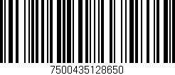 Código de barras (EAN, GTIN, SKU, ISBN): '7500435128650'