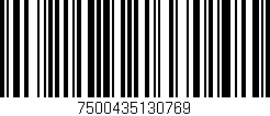 Código de barras (EAN, GTIN, SKU, ISBN): '7500435130769'