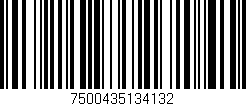 Código de barras (EAN, GTIN, SKU, ISBN): '7500435134132'