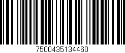 Código de barras (EAN, GTIN, SKU, ISBN): '7500435134460'