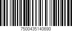 Código de barras (EAN, GTIN, SKU, ISBN): '7500435140690'