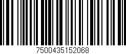 Código de barras (EAN, GTIN, SKU, ISBN): '7500435152068'