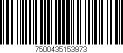 Código de barras (EAN, GTIN, SKU, ISBN): '7500435153973'