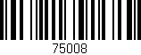 Código de barras (EAN, GTIN, SKU, ISBN): '75008'