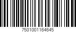 Código de barras (EAN, GTIN, SKU, ISBN): '7501001164645'