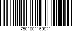 Código de barras (EAN, GTIN, SKU, ISBN): '7501001168971'