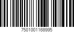 Código de barras (EAN, GTIN, SKU, ISBN): '7501001168995'