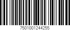 Código de barras (EAN, GTIN, SKU, ISBN): '7501001244255'