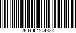 Código de barras (EAN, GTIN, SKU, ISBN): '7501001244323'