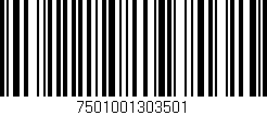 Código de barras (EAN, GTIN, SKU, ISBN): '7501001303501'